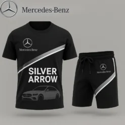 Premium  Men’s T-shirt & Shorts Set MERCEDES-TX+STK-IDA817102