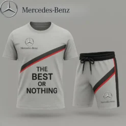 Premium  Men’s T-shirt & Shorts Set MERCEDES-TX+STK-IDA817101