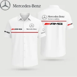 Premium  Men's Short Button Shirt MERCEDES-SP-BTS159105095