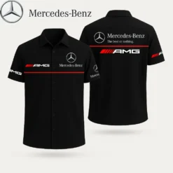 Premium  Men's Short Button Shirt MERCEDES-SP-BTS159105094