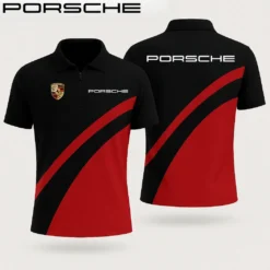 Premium  Men's Zip Polo Shirt PORSCHE-TZPO-APS8104912