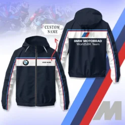 Premium  Customized Men's Windbreaker Jacket BMW-C695-0075611