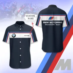 Premium  Customized Men's Short Button Shirt BMW-SP-BTS018541