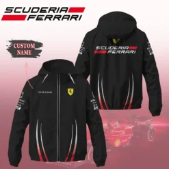 Premium  Customized Men's Windbreaker Jacket FERRARI-C695-0075585