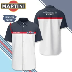 Premium  Customized Men's Short Button Shirt PORSCHE-SP-BTS018608