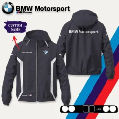 Premium  Customized Men's Windbreaker Jacket BMW-C695-0075608