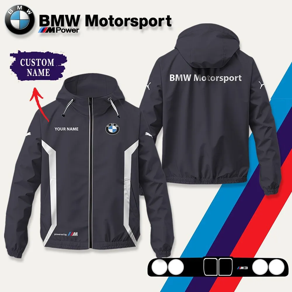 Premium Customized Men's Windbreaker Jacket BMW-C695-0075608