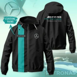 Premium  Customized Men's Windbreaker Jacket MERCEDES-C695-0075641
