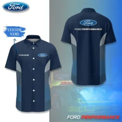 Premium  Customized Men's Short Button Shirt FORD-SP-BTS018668