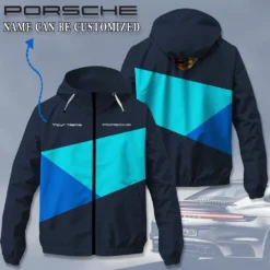 Premium  Customized Men's Windbreaker Jacket PORSCHE-C695-0075673