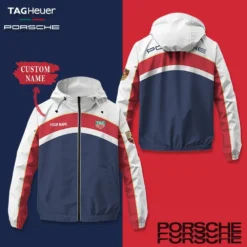 Premium  Customized Men's Windbreaker Jacket PORSCHE-C695-0075669