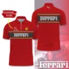 Premium  Customized Men's Zip Polo Shirt FERRARI-TZPO-0075753