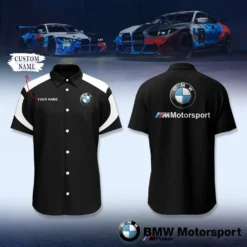 Premium  Customized Men's Short Button Shirt BMW-SP-BTS018544