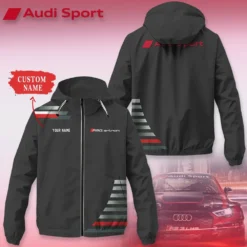 Premium  Customized Men's Windbreaker Jacket AUDI-C695-0075740