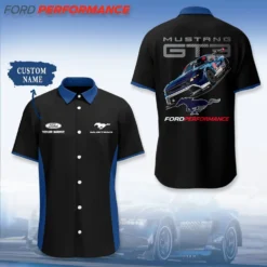 Premium  Customized Men's Short Button Shirt FORD-SP-BTS018663