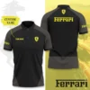 Premium  Customized Men's Zip Polo Shirt FERRARI-TZPO-0075758