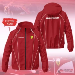 Premium  Customized Men's Windbreaker Jacket FERRARI-C695-0075578