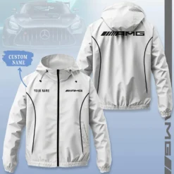 Premium  Customized Men's Windbreaker Jacket MERCEDES-C695-0075644