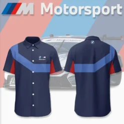 Premium  Customized Men's Short Button Shirt BMW-SP-BTS018553