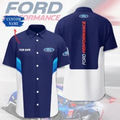 Premium  Customized Men's Short Button Shirt FORD-SP-BTS018655