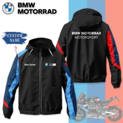 Premium  Customized Men's Windbreaker Jacket BMW-C695-0075606