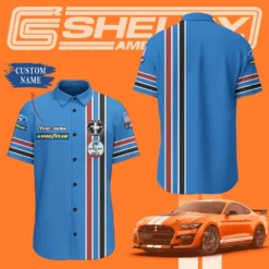 Premium  Customized Men's Short Button Shirt FORD-SP-BTS018656