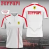 Premium  Customized Men's Zip Polo Shirt FERRARI-TZPO-0075761