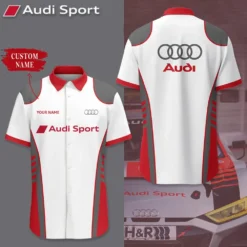 Premium  Customized Men's Short Button Shirt AUDI-SP-BTS018672