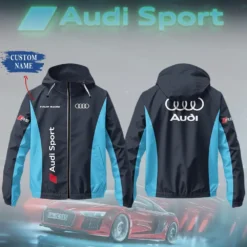 Premium  Customized Men's Windbreaker Jacket AUDI-C695-0075737