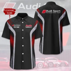 Premium  Customized Men's Short Button Shirt AUDI-SP-BTS018673