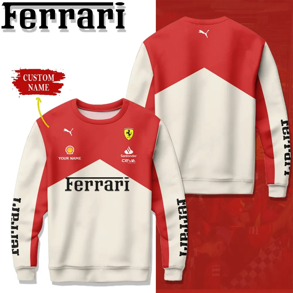 High Quality Customized Men's Sweatshirt FERRARI-WY-0075524