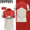 Premium  Customized Men's Zip Polo Shirt FERRARI-TZPO-0075760