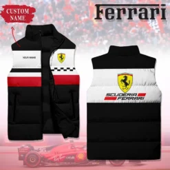 Premium  Customized FERRARI Sleeveless Down Jacket ETX-C290-0185029