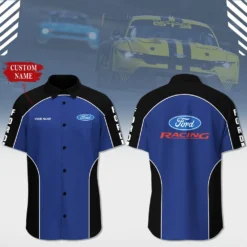 Premium  Customized Men's Short Button Shirt FORD-SP-BTS018654