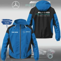 Premium  Customized Men's Windbreaker Jacket MERCEDES-C695-0075647
