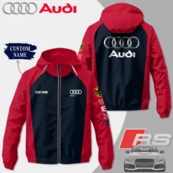 Premium  Customized Men's Windbreaker Jacket AUDI-C695-0075733