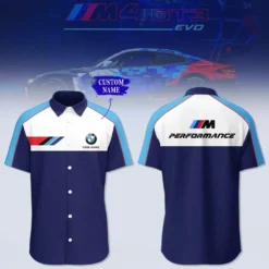 Premium  Customized Men's Short Button Shirt BMW-SP-BTS018549