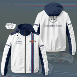 Premium  Customized Men's Windbreaker Jacket MERCEDES-C695-0075653