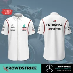 Premium  Customized Men's Short Button Shirt MERCEDES-SP-BTS018623