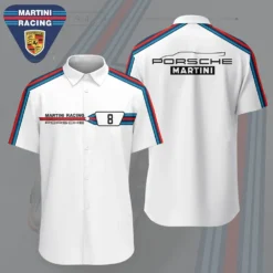 Premium  Men's Short Button Shirt PORSCHE-SP-BTS018570