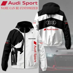 Premium  Customized Men's Windbreaker Jacket AUDI-C695-0075730