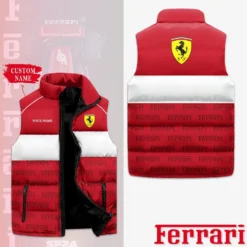 Premium  Customized FERRARI Sleeveless Down Jacket ETX-C290-0185031