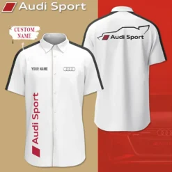 Premium  Customized Men's Short Button Shirt AUDI-SP-BTS018689