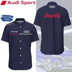 Premium  Customized Men's Short Button Shirt AUDI-SP-BTS018686