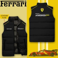 Premium  Customized FERRARI Sleeveless Down Jacket ETX-C290-0185035