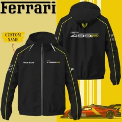 Premium  Customized Men's Windbreaker Jacket FERRARI-C695-0075567