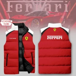 Premium  Customized FERRARI Sleeveless Down Jacket ETX-C290-0185036