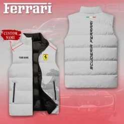 Premium  Customized FERRARI Sleeveless Down Jacket ETX-C290-0185038
