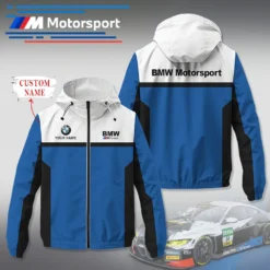Premium  Customized Men's Windbreaker Jacket BMW-C695-0075595