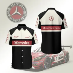 Premium  Men's Short Button Shirt MERCEDES-SP-BTS018639